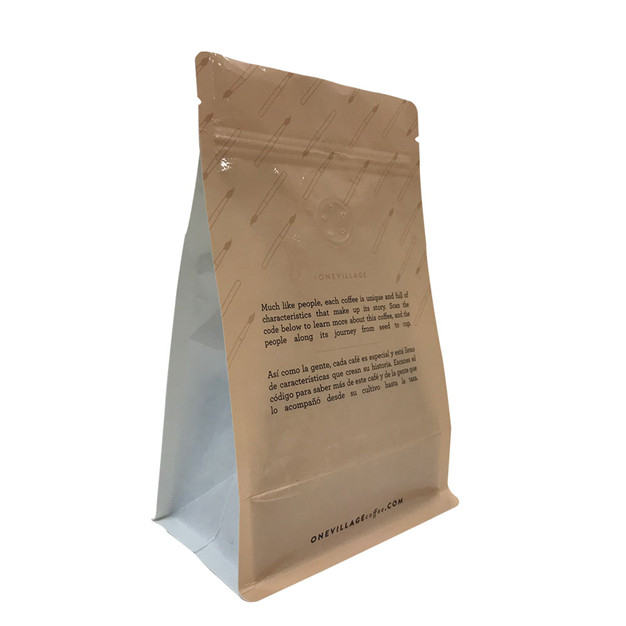 Mode laminierte Material Kraftpapier Kaffee nachhaltige Druckverpackung
