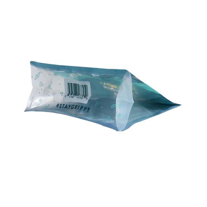 Bunte Druck um Ökofreundliche recycelbare U -Boden -Siegeltaschen zum Verpacken mit Tränenkerbe