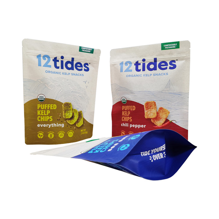 Kundenspezifische Eco-freundliche Tasche f&uuml;r trockene Gew&uuml;rze Verpackungss&auml;cke biologisch abbaubar und kompostierbar