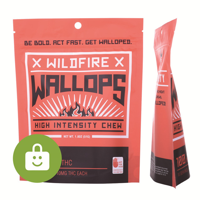 Maßgeschneiderter Ziplock Top Großhandel verpackter Kausnack